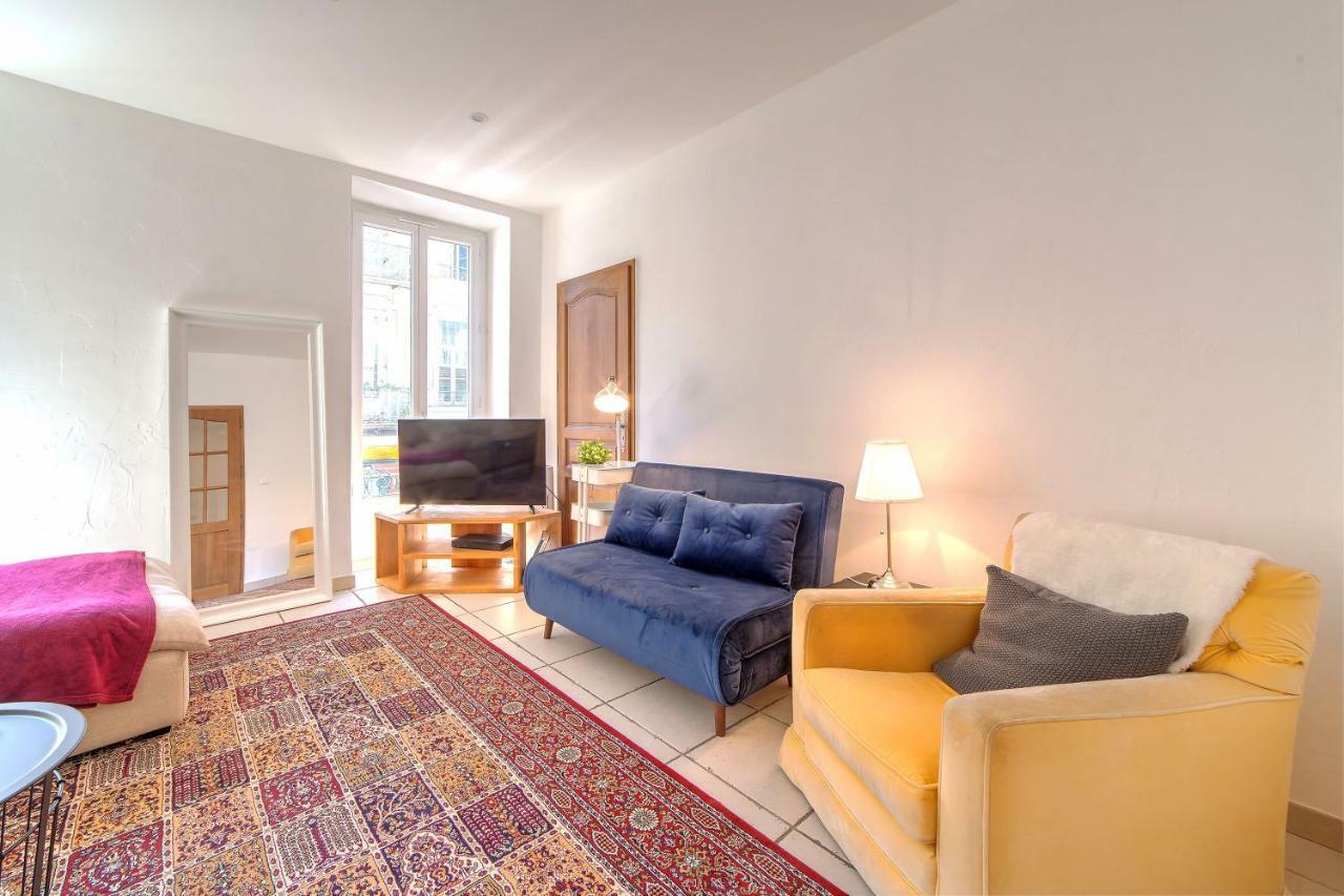 Lovely Large Familial Apartment In Central Nice, Ten Minutes Walk To The Beach! Buitenkant foto